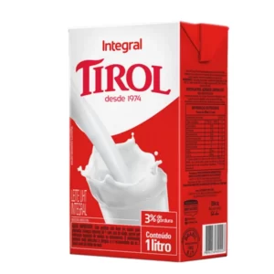 Leite UHT Integral Tirol caixa 1L