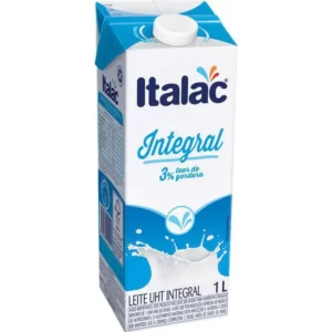 Leite UHT Integral Italac caixa 1L