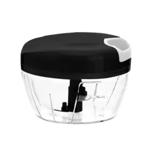 Mini Processador Manual 500ml com 3 Lâminas Inox